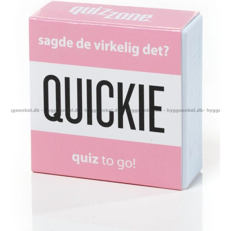 Quizzone Quickie: Sagde De Virkelig Det?