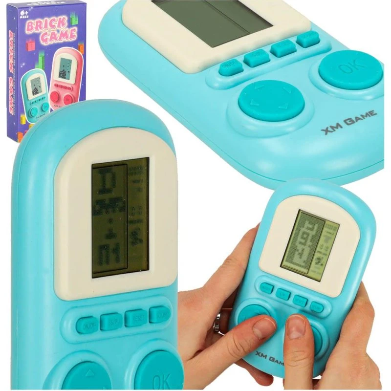 Retro spilkonsol blå håndholdt 6+