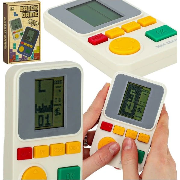 Retro Blokspil Arkadekonsol Hvid 6+ CE
