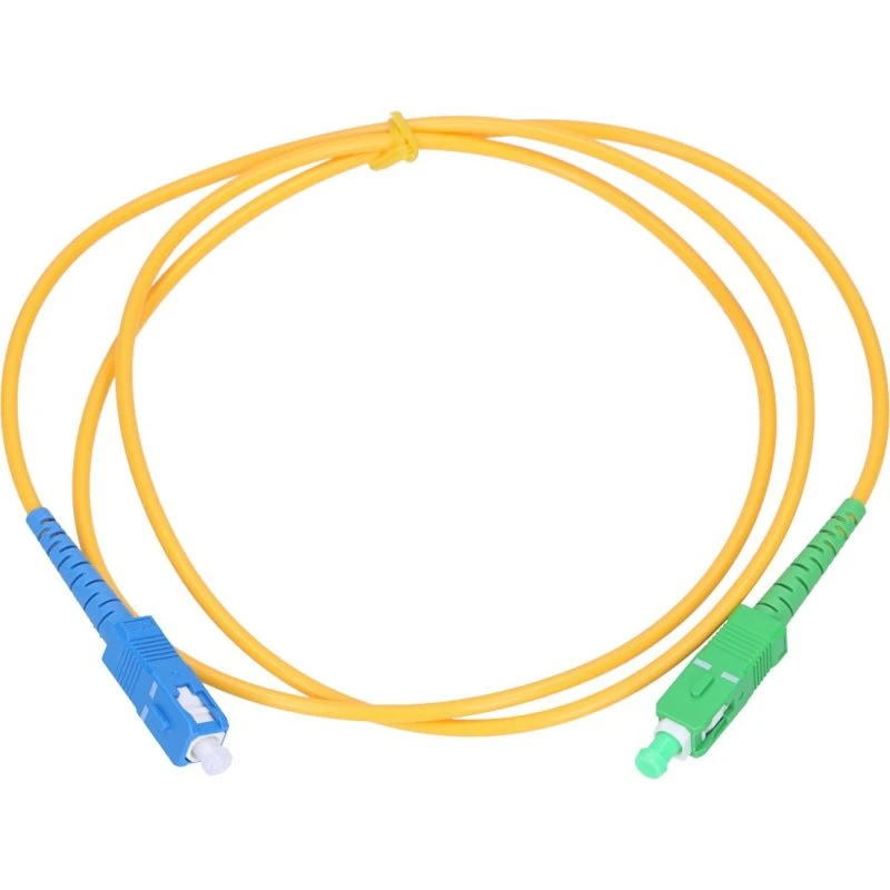 Extralink Patchkabel Fiberoptik G.657.A1 1m SC/APC-SC/UPC Gul