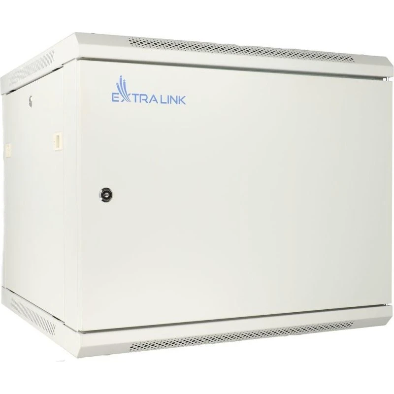 Extralink 9U Vægmonteret Rackskab 600×600 mm Grå