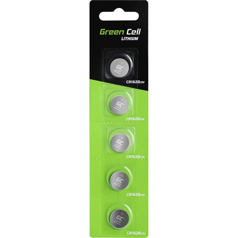 Green Cell CR1620 3V Batterier (5 stk.)