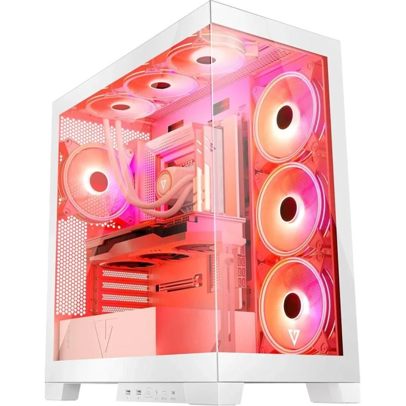 Modecom Volcano Space Apex ARGB Hvid Midi Tower