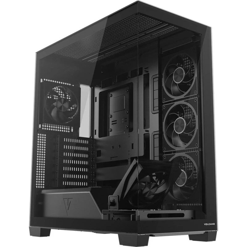 Modecom Volcano Stellar Plus ARGB Midi Tower, sort (5 blæsere)
