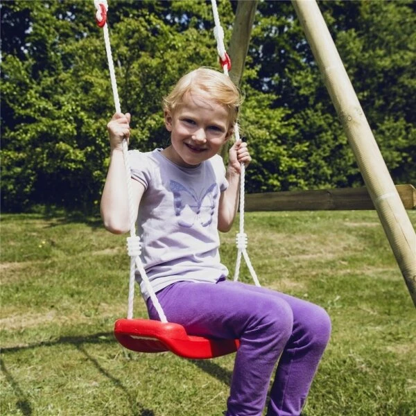 NORDIC PLAY Active gyngesæde, rød, justerbart reb