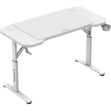 Huzaro Hero 2.6 Hvid Gamingbord, Justerbart 120 cm