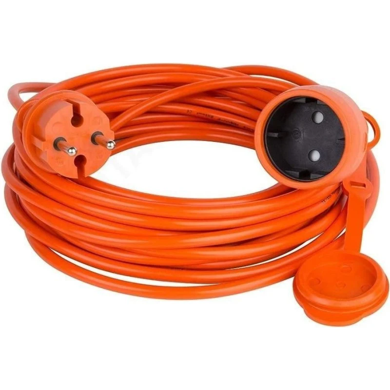 VERTEX PZO50M 50 m forlængerledning 3×2,5 mm² sort