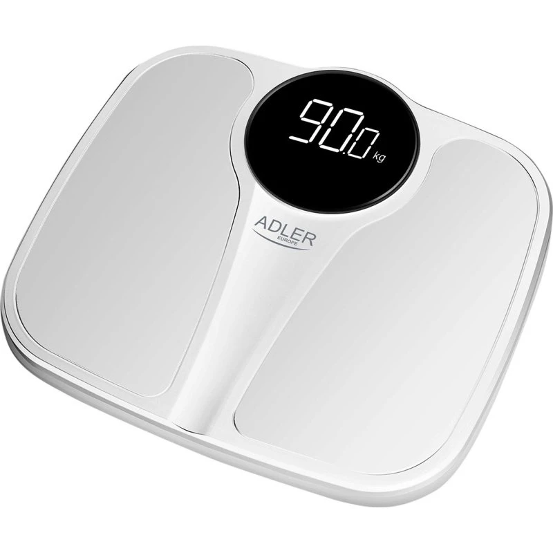 Adler Digital Badevægt 180 kg Hvid