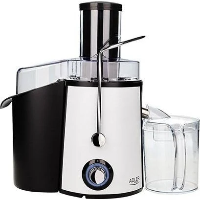 Adler AD 4128 Juicer 1000 W, Hvid/Matt Sort, 1 l