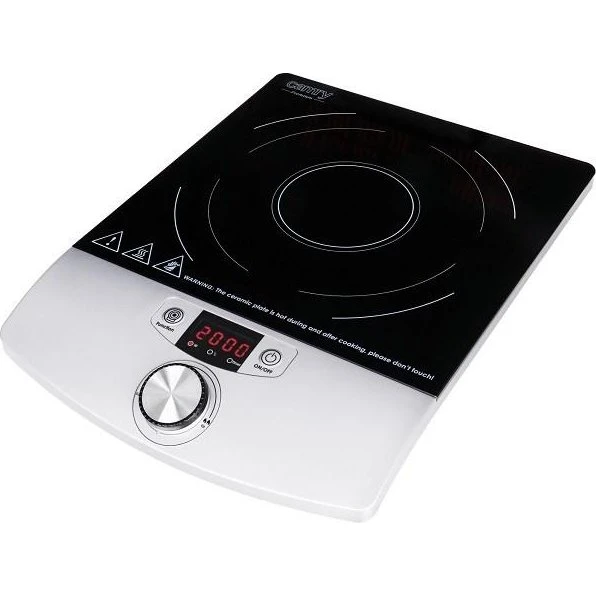 Adler Camry CR 6515 Induktionskogeplade, 1 zone, 2000 W, sort/silver