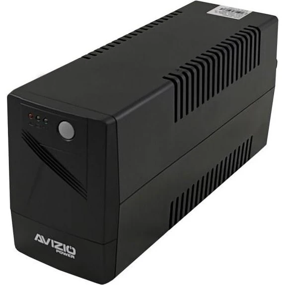AVIZIO AP-BK650 650 VA Line-Interactive UPS, 360 W, Sort