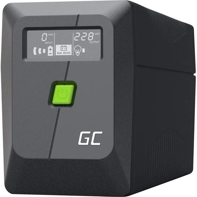 Greencell UPS 850VA 480W Line-Interactive med LCD