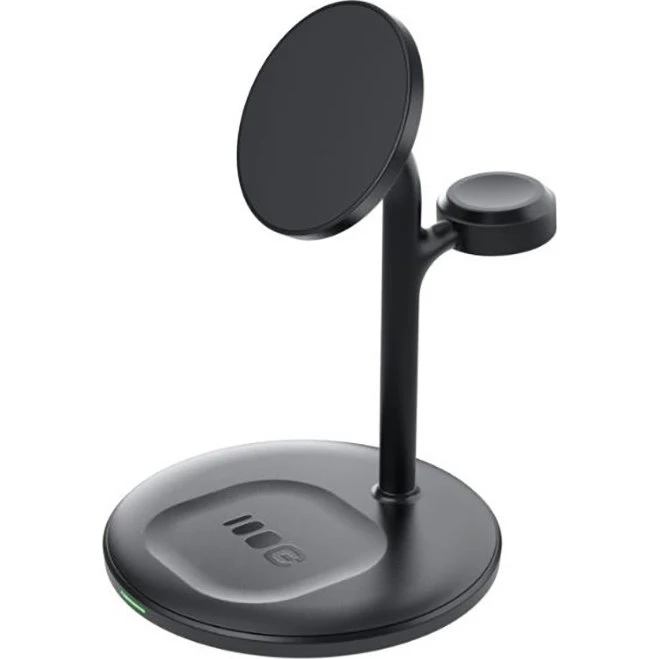 Green Cell MSST-GC-3IN1-W Trådløs Oplader, Hvid, 1x USB-C