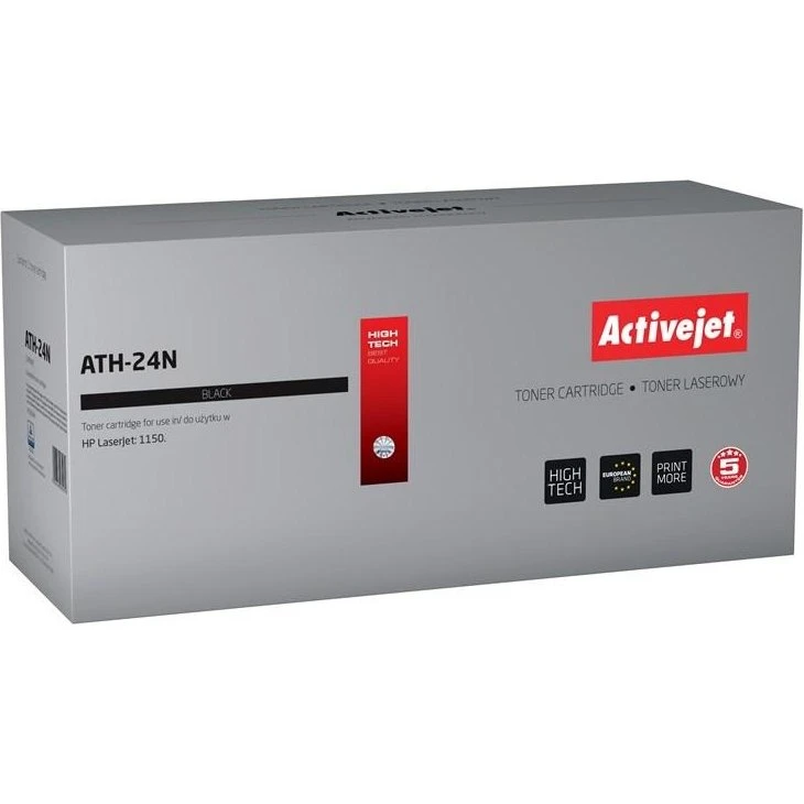 ActiveJet ATH-24N, sort kompatibel toner til HP LaserJet, op til 3.000 sider
