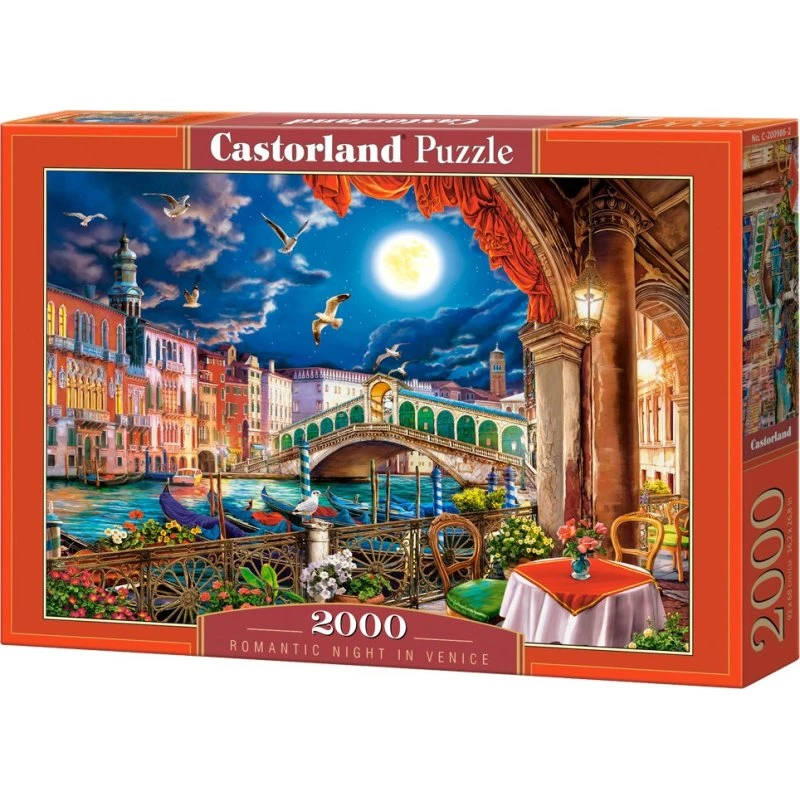 Castorland Romantic Night Puslespil, 2000 Brikker