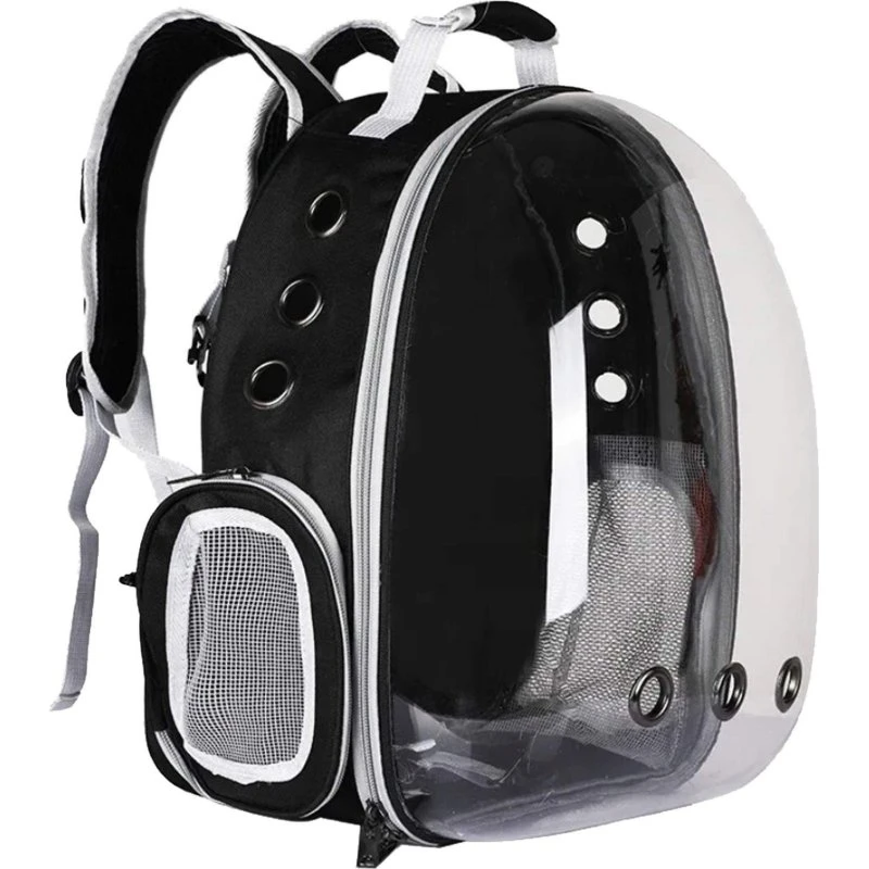 PetSafe Rygsæk til katte og hunde 41x35x24 cm, vandafvisende, med plexiglasfront