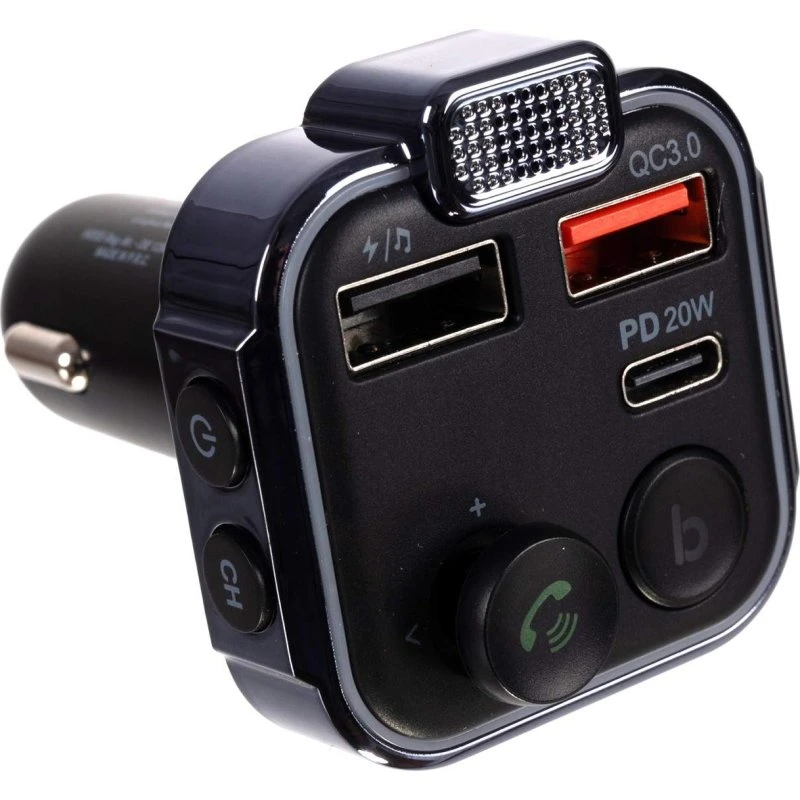 TecTec Bluetooth FM-sender med biloplader 12 V/24 V