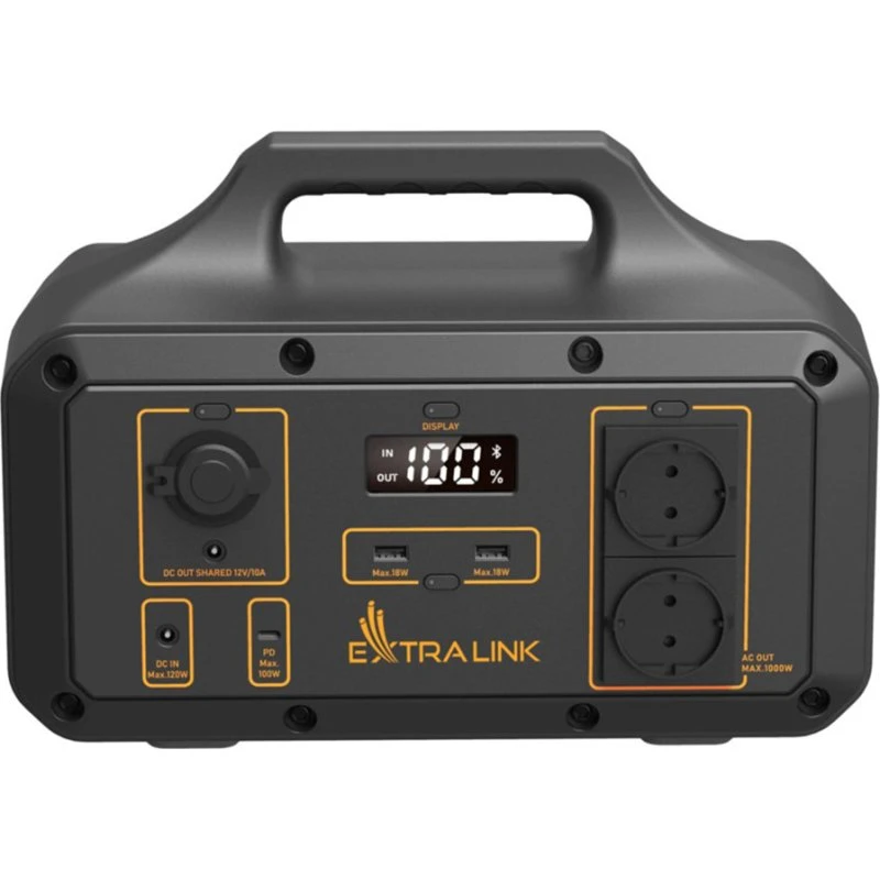 Extralink EPS-S500S 800W Bærbar Power Station