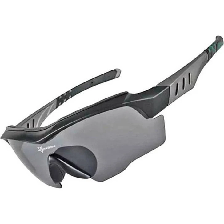 Rockbros 10037 Polariserede Cykelbriller Sort/Grå UV400
