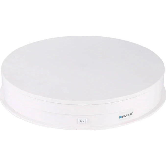 Puluz Electric Rotating Turntable 30 cm USB Hvid