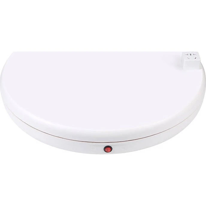 Puluz PU3148EU Roterende Fotostander med Stikudtag, 45 cm, Hvid