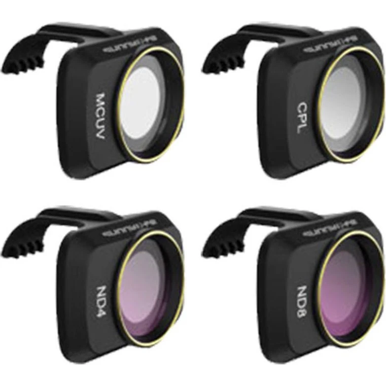 Sunnylife CPL ND 4/8 UV Filter Sæt til DJI Mini 2 (4 stk)