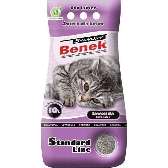 Super Benek Standard Lavendel 10L Bentonit