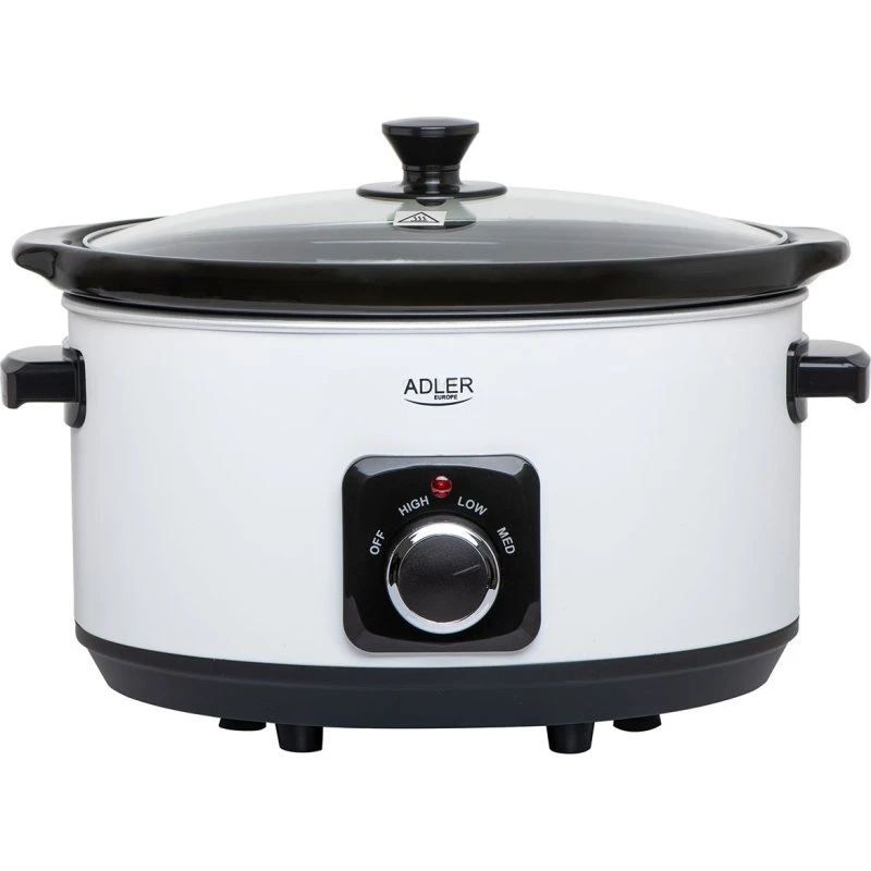 Adler AD 6413w Slow Cooker 5,8 L hvid
