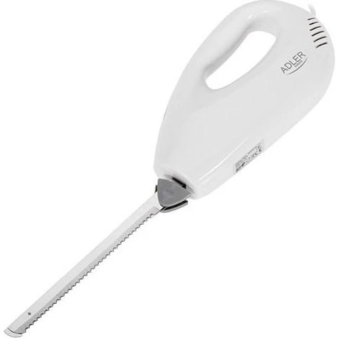 Adler AD 4512 Elkniv, 200W, Hvid, 17 cm