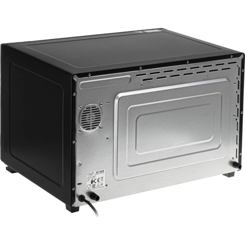 Adler AD 6026 48L Elektrisk Ovn, Sort