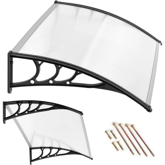 Polykarbonat Dørafdækning 75x150x23 cm – Klart