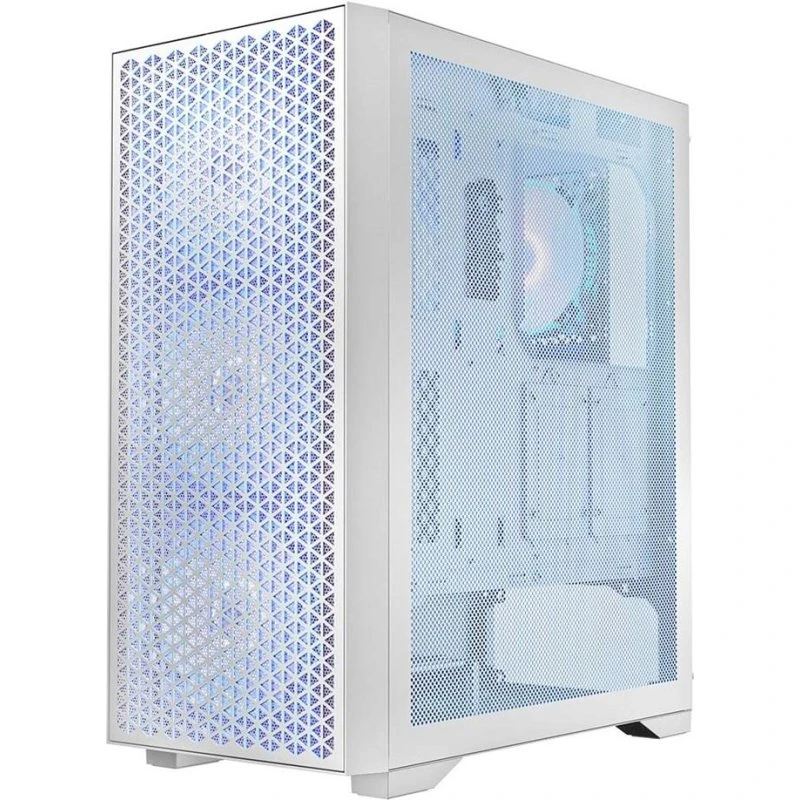 Logic Concept Dart Pro ARGB Midi Tower PC-kabinet, Hvid, USB-C