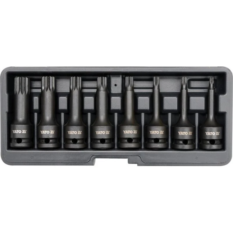 YATO YT-1069 Spline Bittopnøglesæt 1/2" (M5-M18)