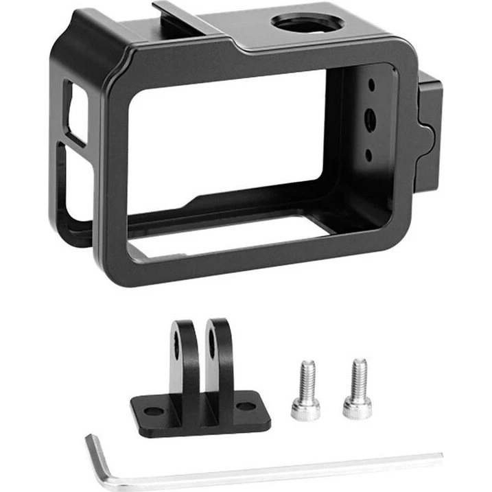 Puluz Metal Cage med Cold Shoe til DJI Osmo Action 4/3