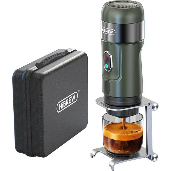HiBREW H4B 3-i-1 Bærbar Kaffebrygger, 15 bar, inkl. Etui