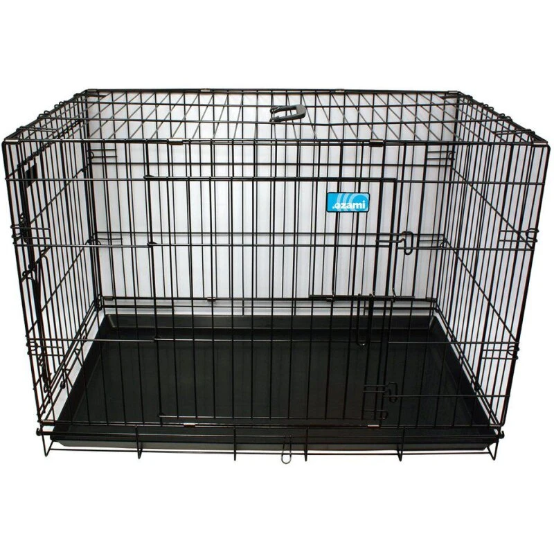 Ozami Hundetransportbur Sort 78x49x56,5cm