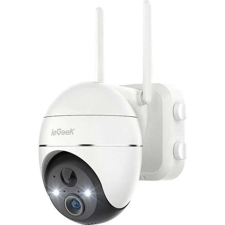 ieGeek ZS-GX1S 3MP WiFi Overvågningskamera, Hvid, IP65