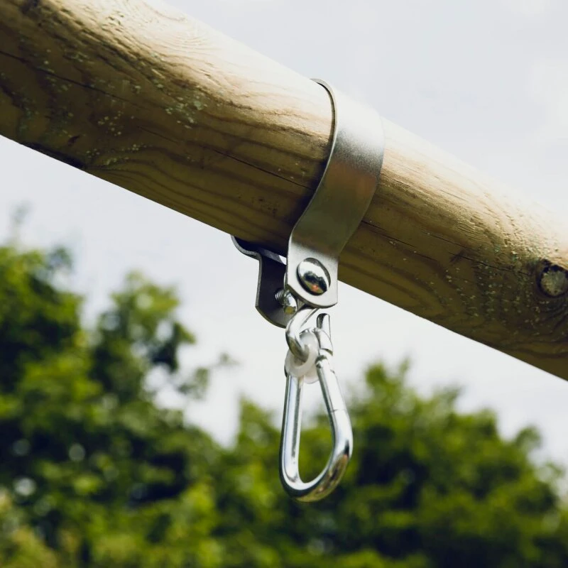 Nordic Play NSH rund gyngebeslag, elgalvaniseret grå