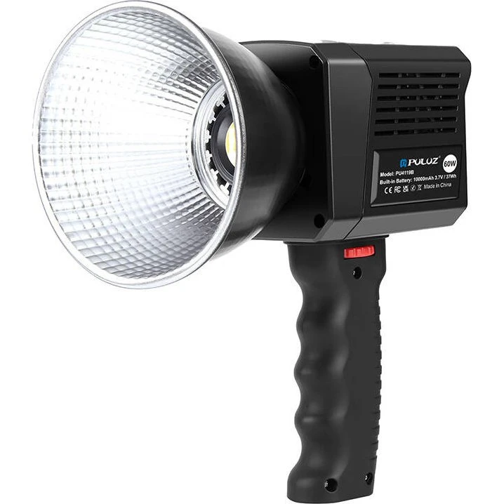 Puluz PU4119B Studielampe, 60W, 2500K-6500K, Sort