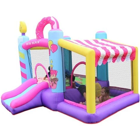 Doctor Dolphin Donut-hoppeborg 350 W med rutsjebane