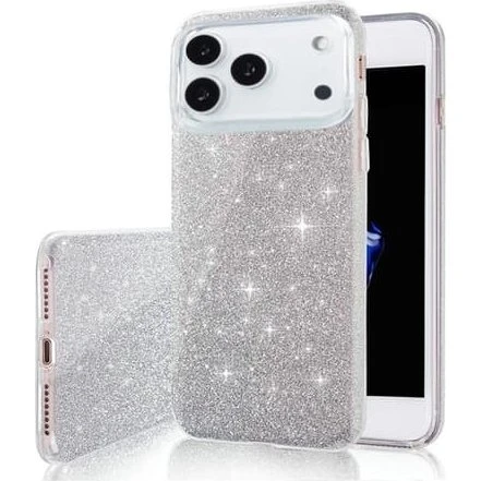 TFO iPhone 17 Pro Glitter 3in1 Skal Sølv