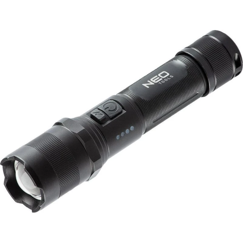 Neo 99-035 LED Lommelygte, USB, 1000lm