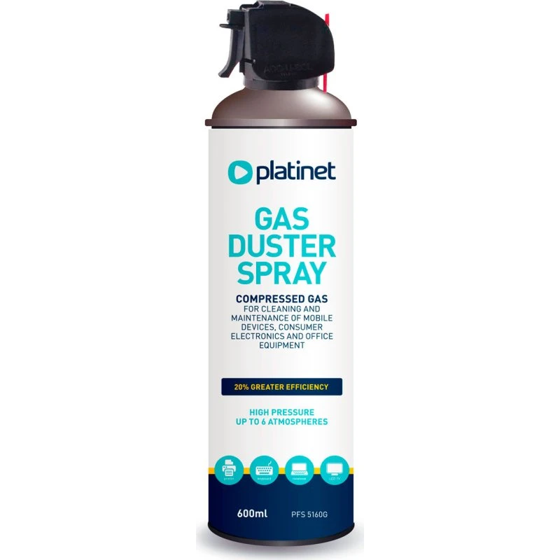 Platinet Komprimeret Luft Spraydåse 600ml