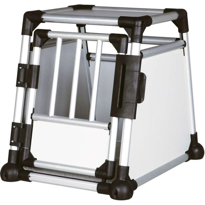 Trixie Hundekasse i aluminium – transportbur til bil (Medium)