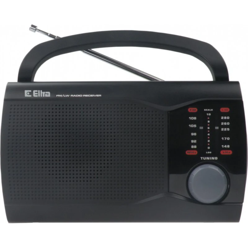 Eltra EWA Radio - Sort, FM/AM, Teleskopantenne