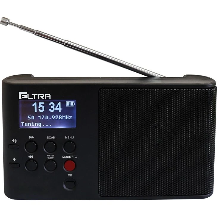 Eltra Ula Radio DAB+ og FM, Sort