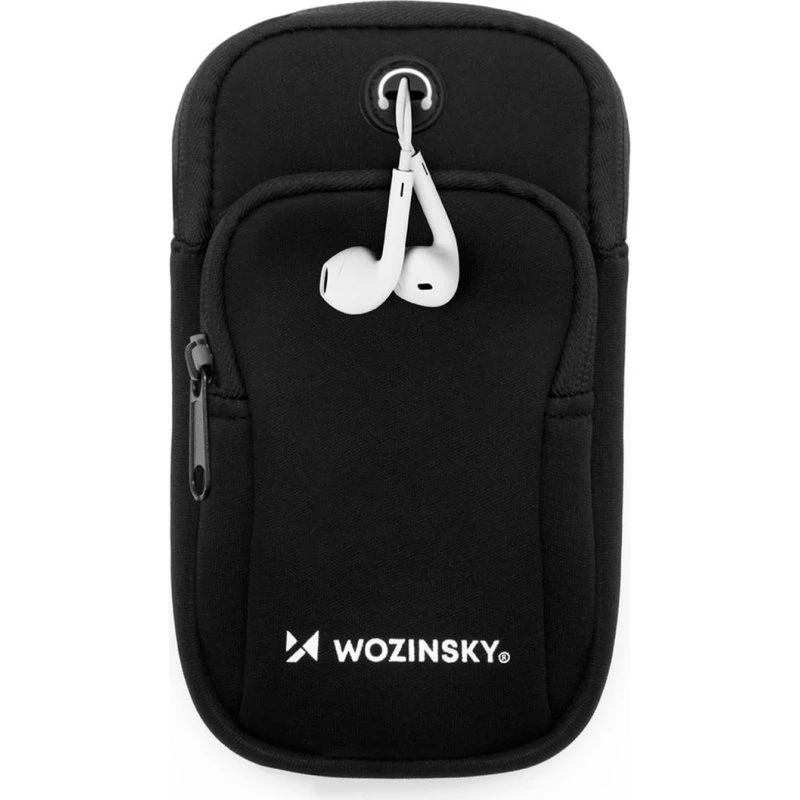 Wozinsky WABBK1 Løbearmbånd, Sort (6,7")