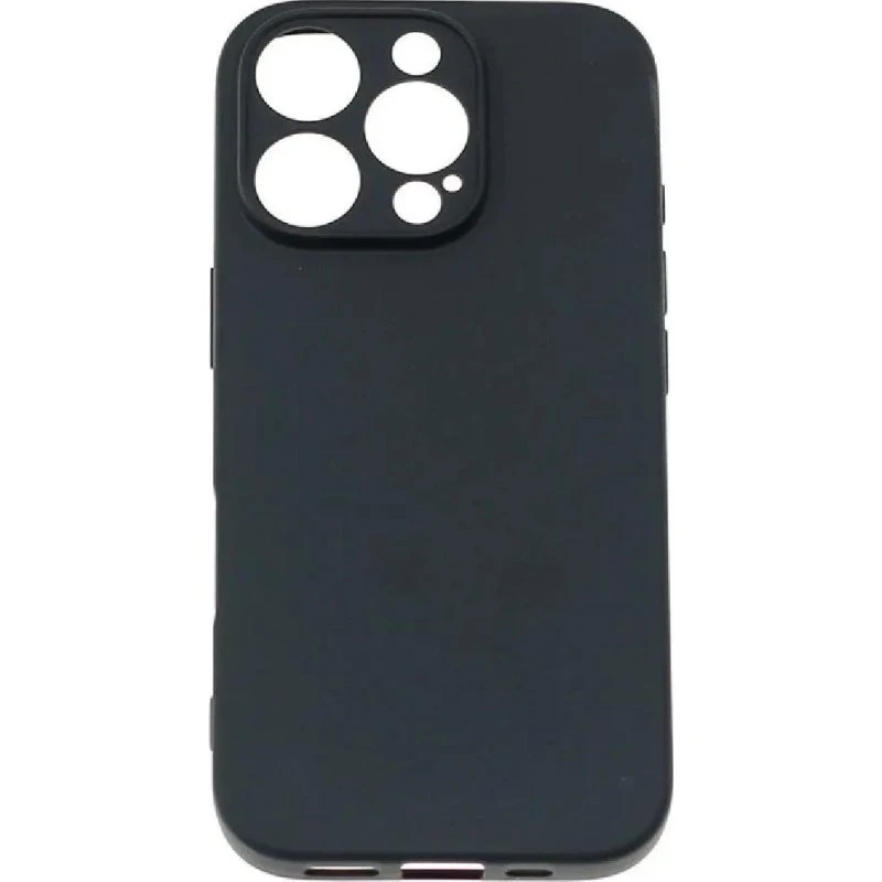 Hurtel Soft Case til iPhone 16 Pro Max, Sort