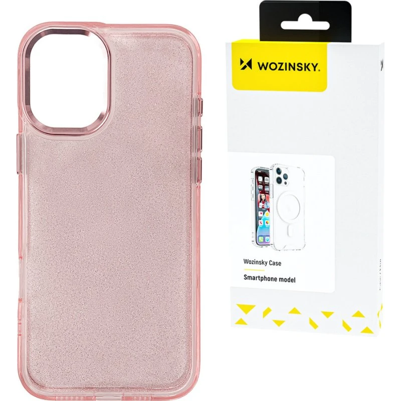 Wozinsky Glitter Case til Samsung Galaxy S25+ - Pink
