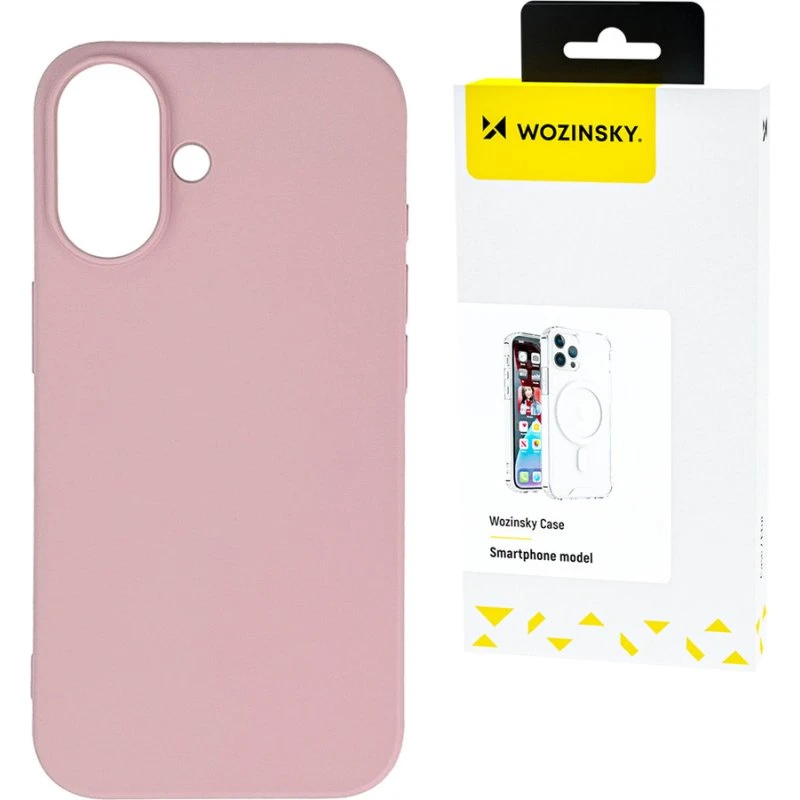 Wozinsky Silicone Case til Samsung Galaxy S25, Pink